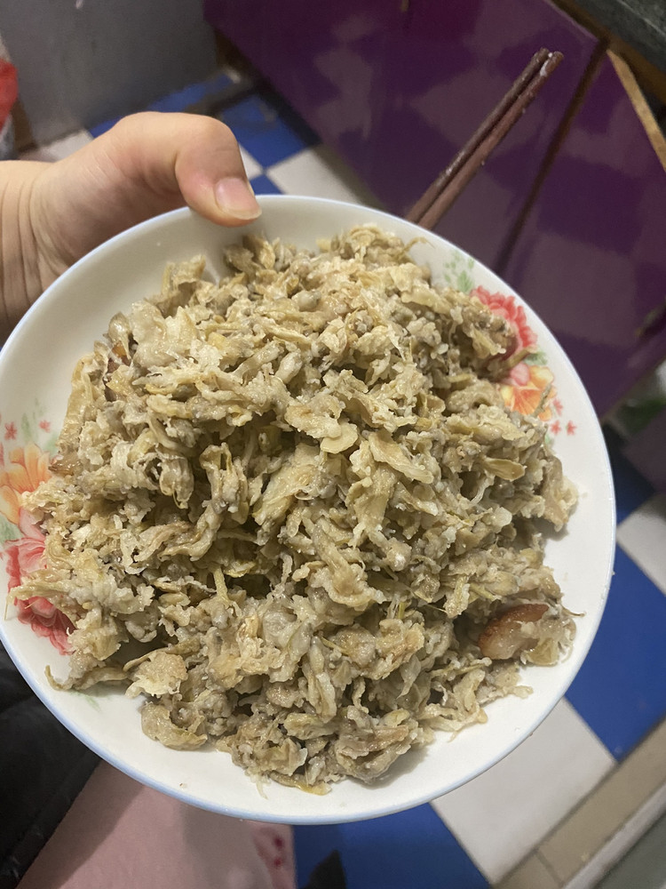 槐花拌面菜的做法