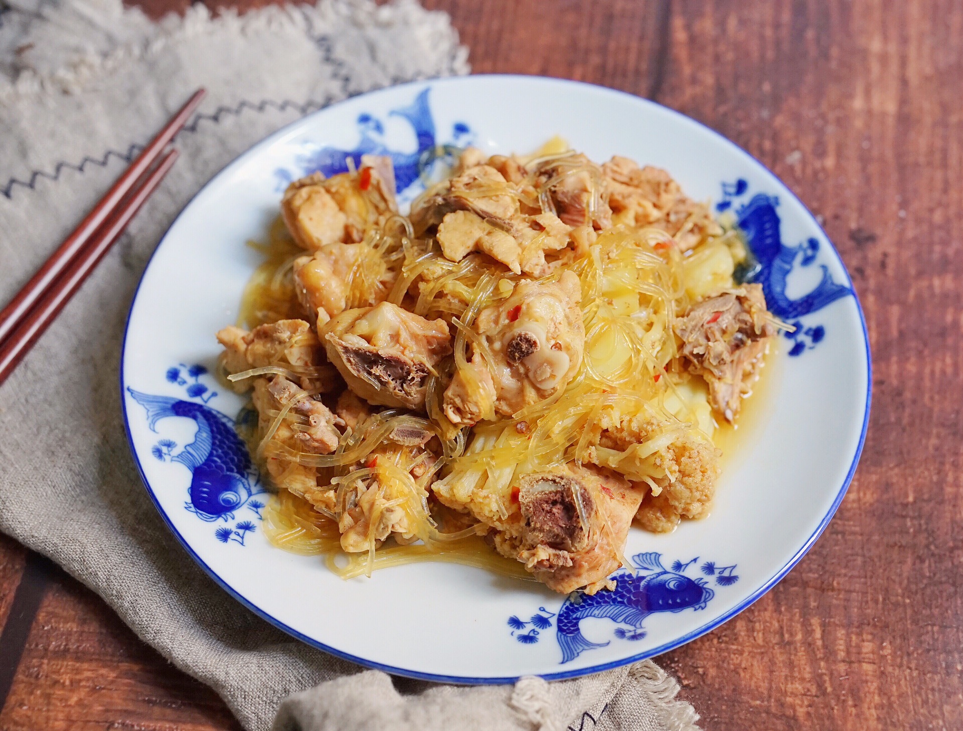 Stewed chicken