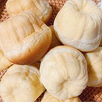 柔软回弹❗️蘑菇头小面包甜面包的做法图解5