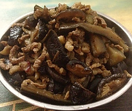 香菇肉丝茄子的做法