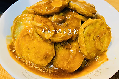 简单美味的酱香素鸡