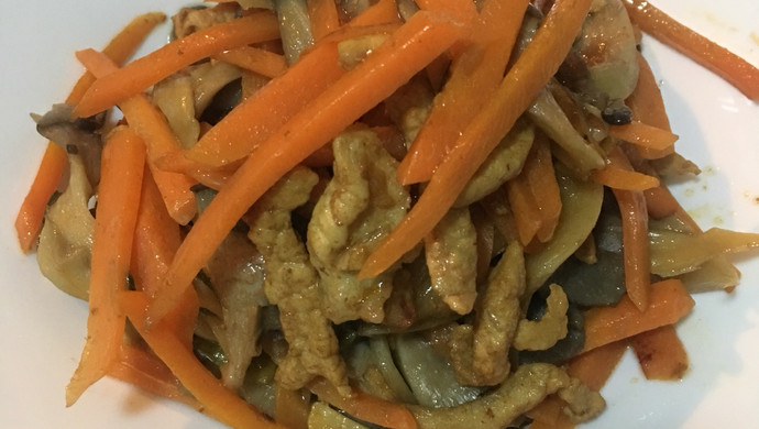 平菇炒肉 嫩滑爽口