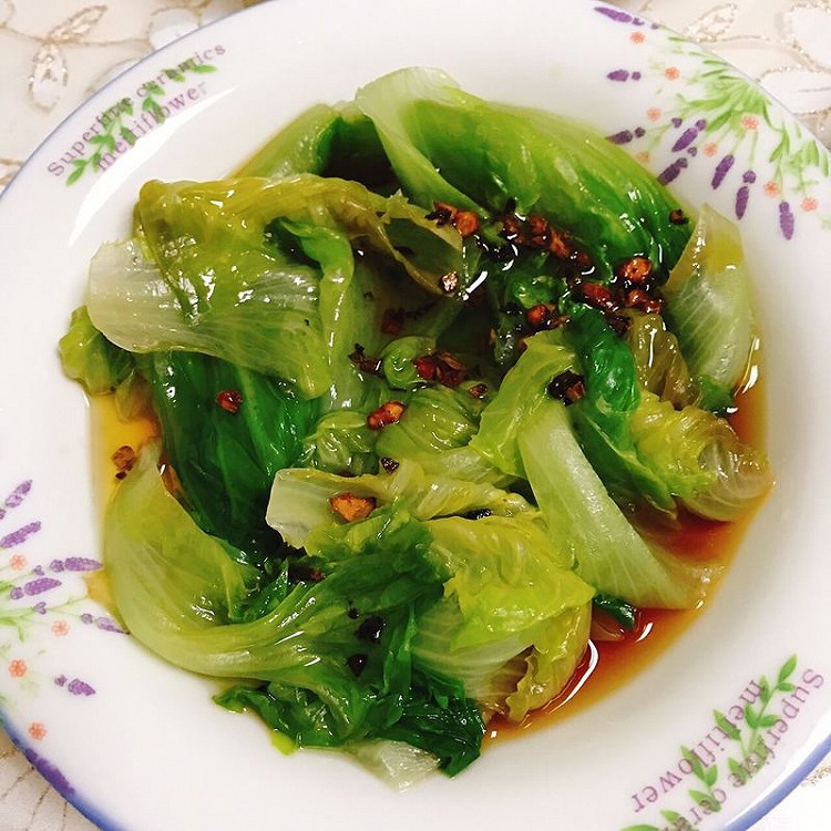 蒜泥生菜的做法