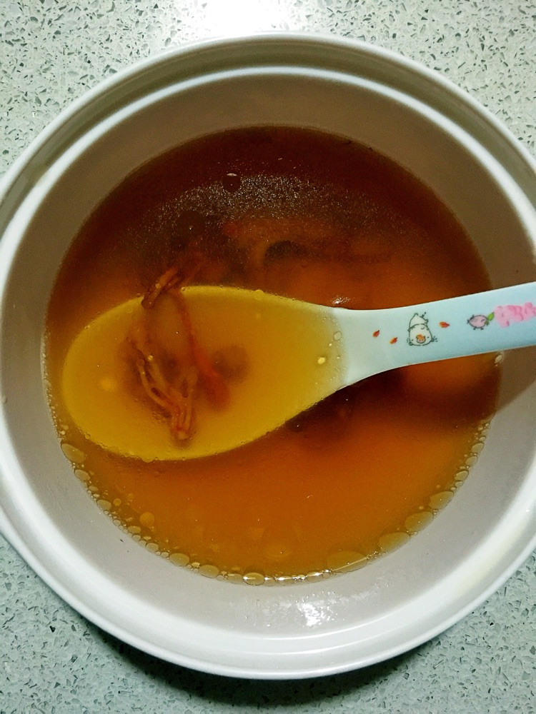 干贝虫草花鸡汤的做法