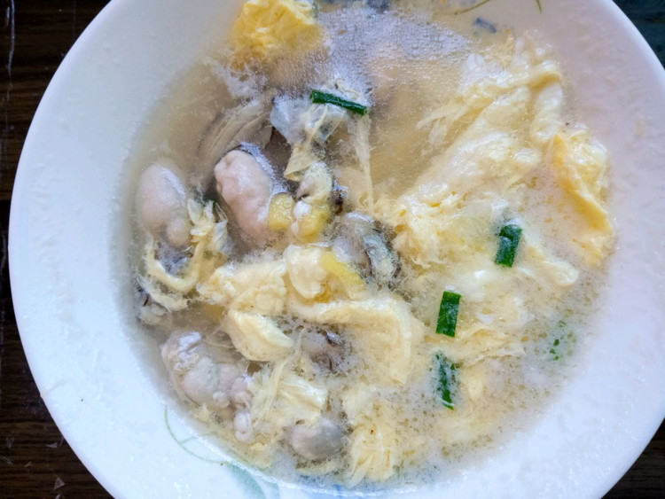 海蛎蛋花汤的做法