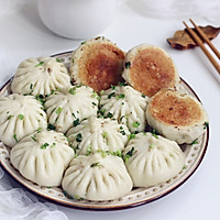 白菜猪肉水煎包的做法图解14