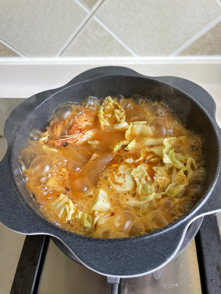 家庭版泡菜锅的做法
