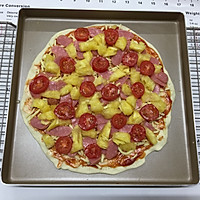 水果脆皮肠薄底披萨的做法图解13