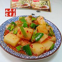 大喜大牛肉粉试用----辣炒米豆腐的做法图解11