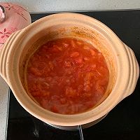 #快手又营养，我家的冬日必备菜品#茄汁金针菇烩饭的做法图解4