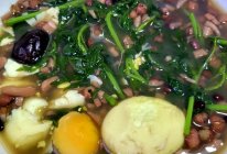 艾叶红豆薏仁汤的做法