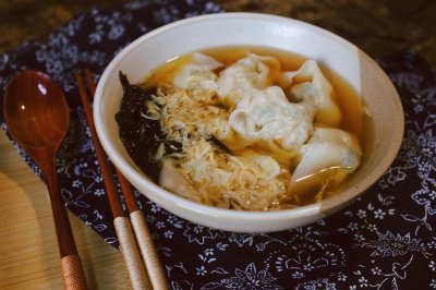 荠菜鲜虾馄饨