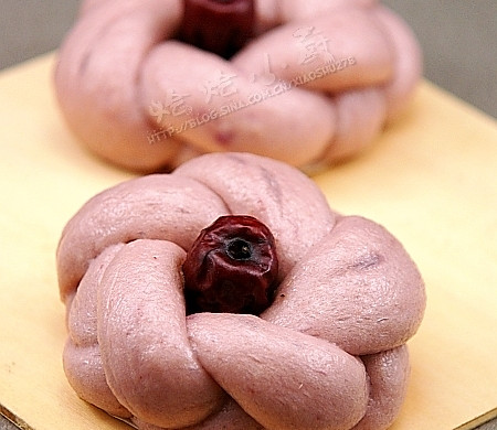 紫薯红枣卷