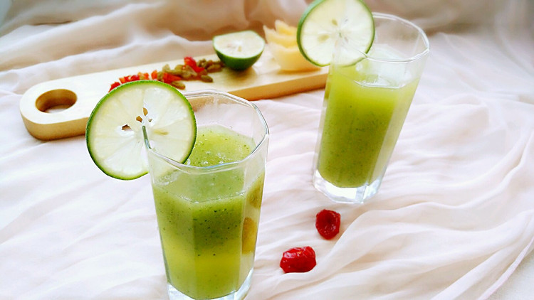 减脂蔬果汁 青瓜哈密瓜汁的做法
