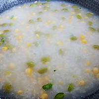 胡椒青菜玉米粥的做法图解4