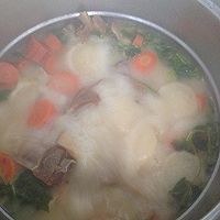 腊排骨暖冬汤的做法图解6