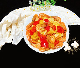 #巨下饭的家常菜#咖喱鲜虾年糕的做法