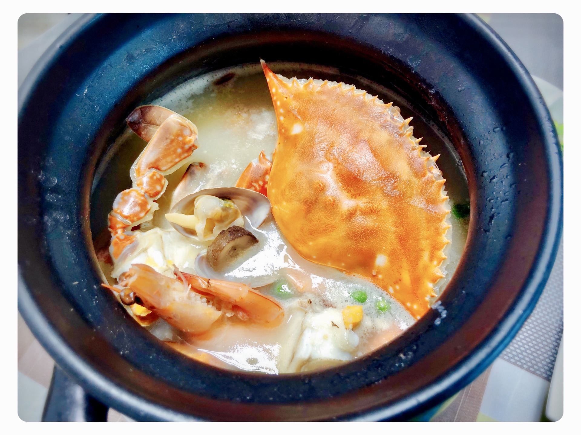 Seafood porridge