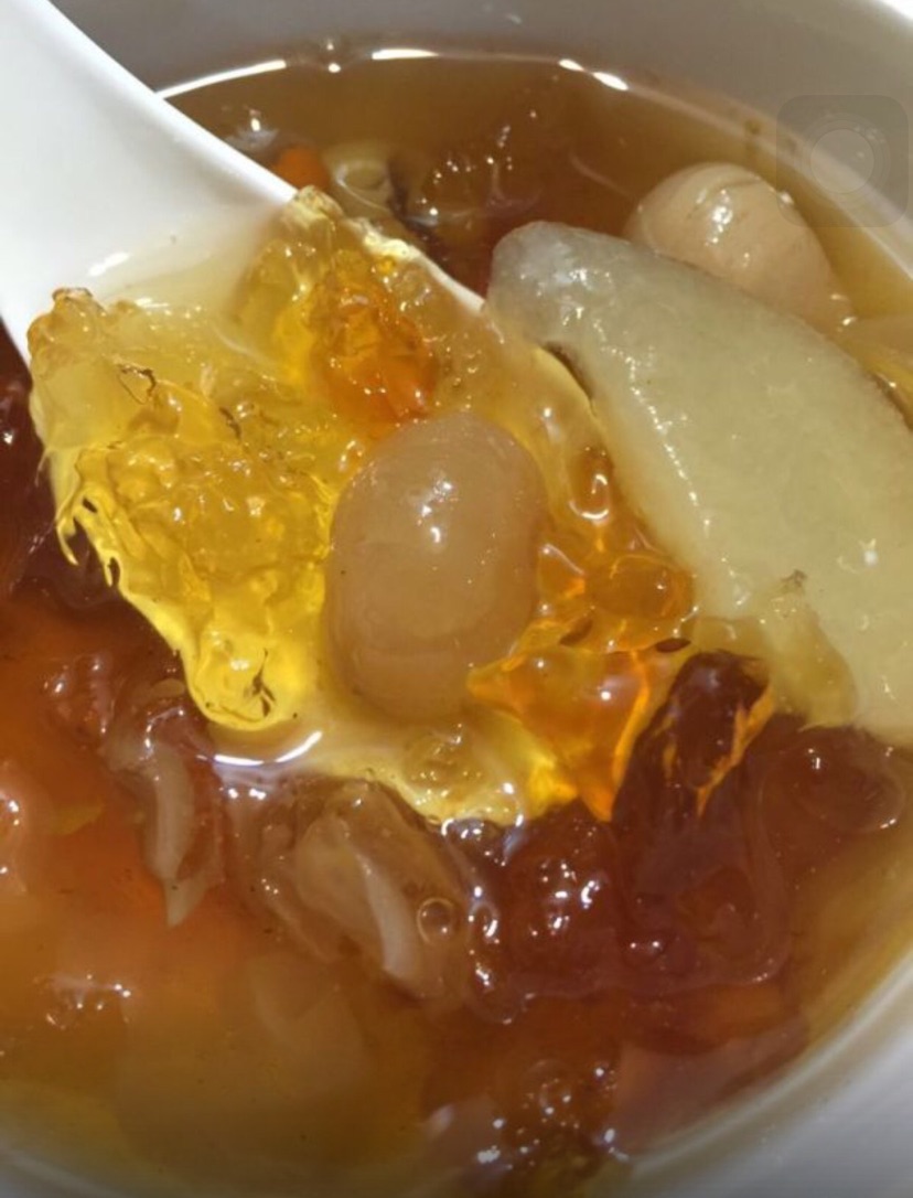 冰糖煲桃胶雪莲子雪耳糖水的做法图解7