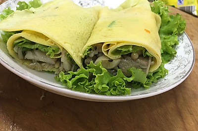 自创鸡蛋卷饼