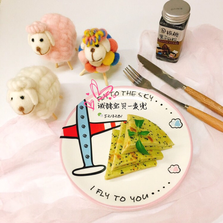 牛油果苹果鸡蛋饼的做法