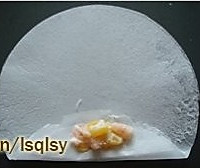 黄桃虾卷的做法图解5