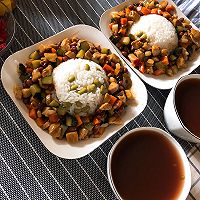 青豆饭➕宫保鸡丁的做法图解7