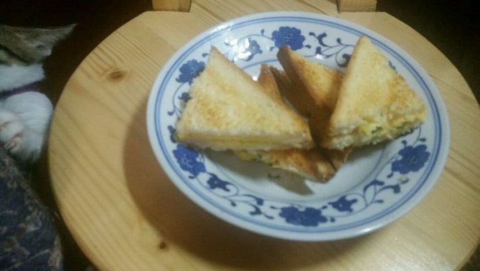 快手早餐 蒜蓉芝士吐司