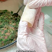 #春天的鲜味#荠菜鲜肉云吞/馄饨的做法图解13