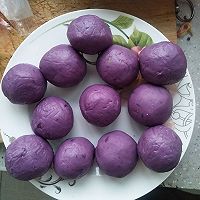 紫薯奶黄糯米糍的做法图解4