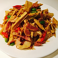 花胶培根炒腐竹#我买新鲜味#的做法图解9