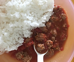 宝宝辅食西红柿炖牛肉丸的做法