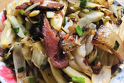 家常菜&藠头炒腊肉
