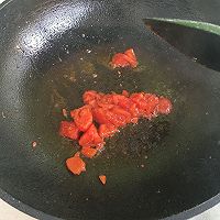 番茄芦笋炒饭的做法图解4