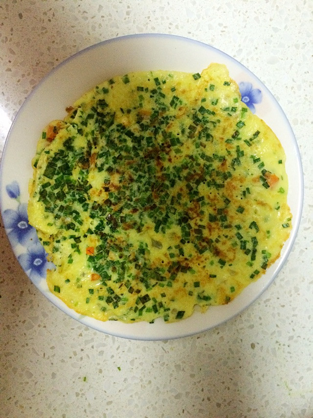 韭菜鸡蛋饼的做法