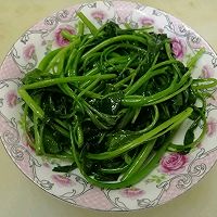 #米饭最强CP#私房蒜蓉炒芥兰的做法图解10