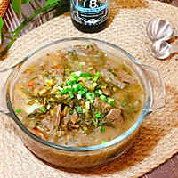酸菜春韭全麦面片汤的做法图解12