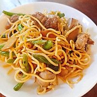 四季豆排骨焖面的做法图解7