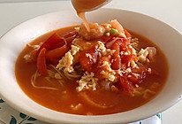 酸甜开胃：茄汁虾子面的做法