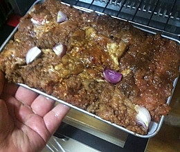 超简易烤箱烤肉，赞！的做法
