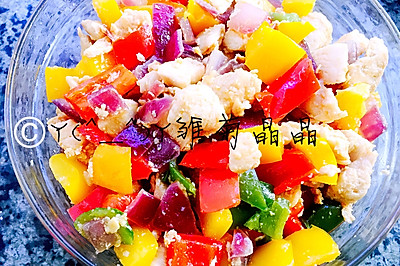 彩椒鸡丁