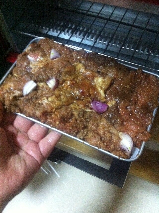 超简易烤箱烤肉，赞！的做法