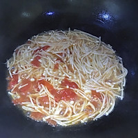 番茄烩金针菇的做法图解8