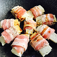 肉卷芝士豆腐的做法图解6
