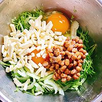 低卡纳豆鸡蛋饼的做法图解4