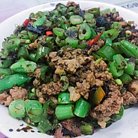 豆角橄榄菜炒肉～懒人版·下饭菜的做法图解5