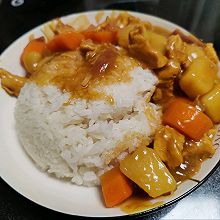 超级简单美味的咖喱鸡肉饭