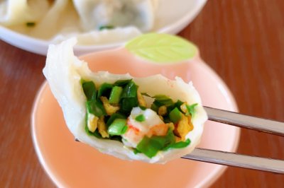 超级鲜香韭菜虾仁水饺