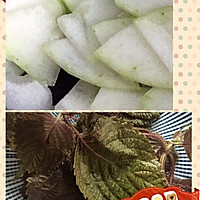 苏叶焖冬瓜-夏日开胃菜的做法图解1