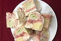 3、蒸彩色月饼（三色）的做法